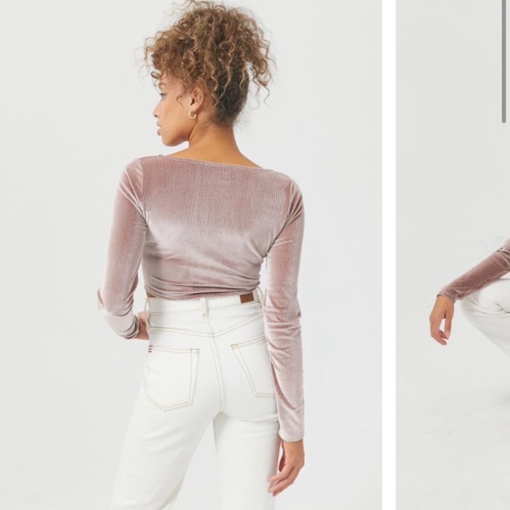 🐈 UO Paradox Ruched Cropped Top (FINAL OFFER!!) - Picture 2 of 8
